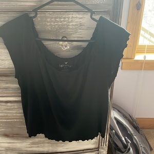 Off the shoulder tee